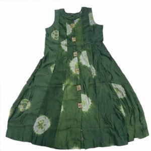 Ladies Bandhani Print Midi Dress