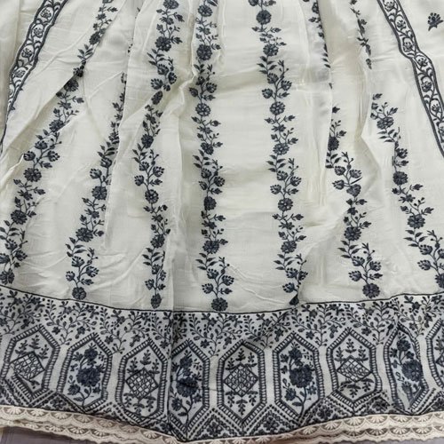 Ladies Cotton Thread Embroidery Kurti Pant Set - Image 2